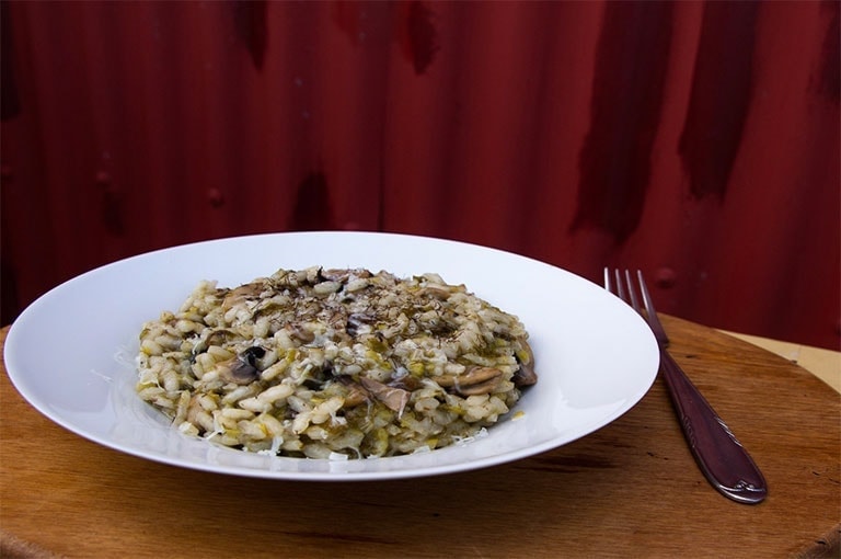 truffle seaweed risotto