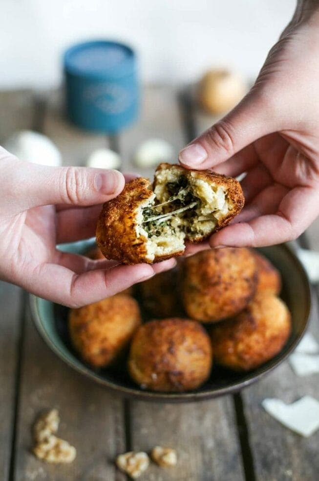 seaweed arancini balls