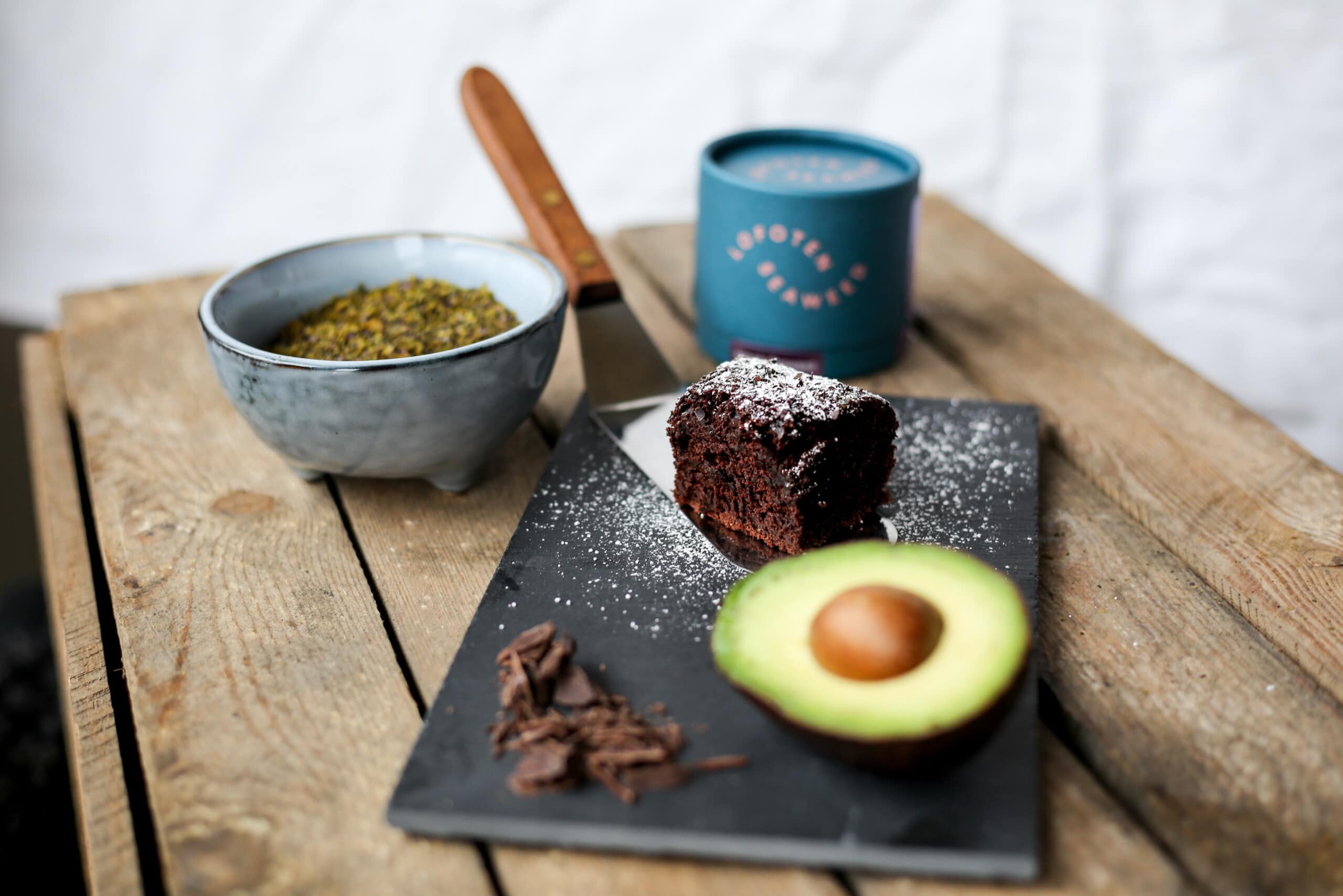 simply seaweed avocado brownies