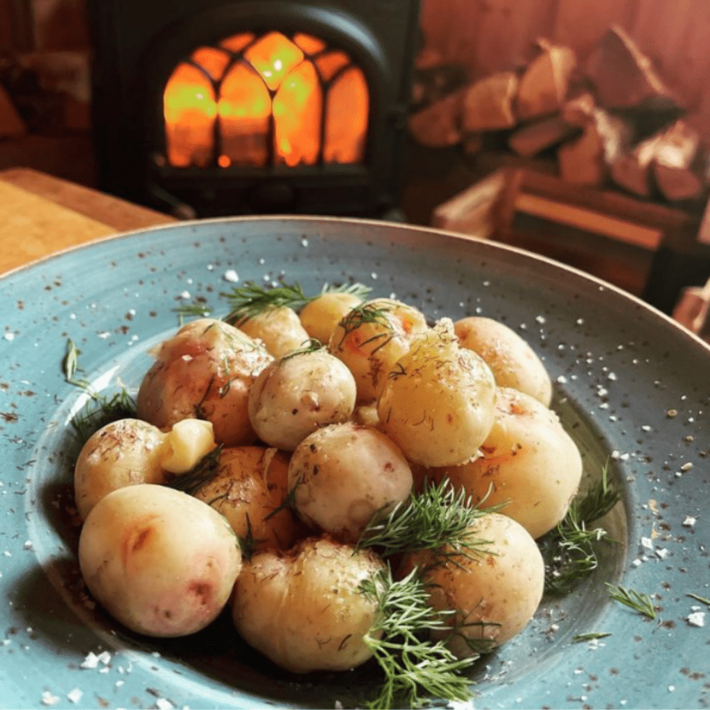 potatoes with seaweed salt