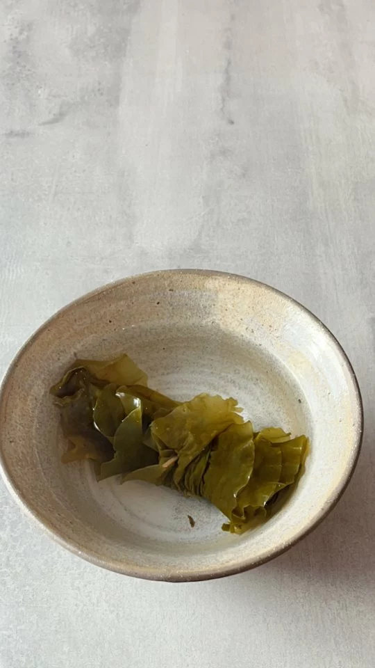 Monday, but slower ✨

Can we ease you into the start of the week with this calm moment? Watch as dried seaweed slowly comes back to life in water, unfolding, softening, blooming.

A small reminder to pause, breathe, and take things a little slower this week, like our seaweed 🧘