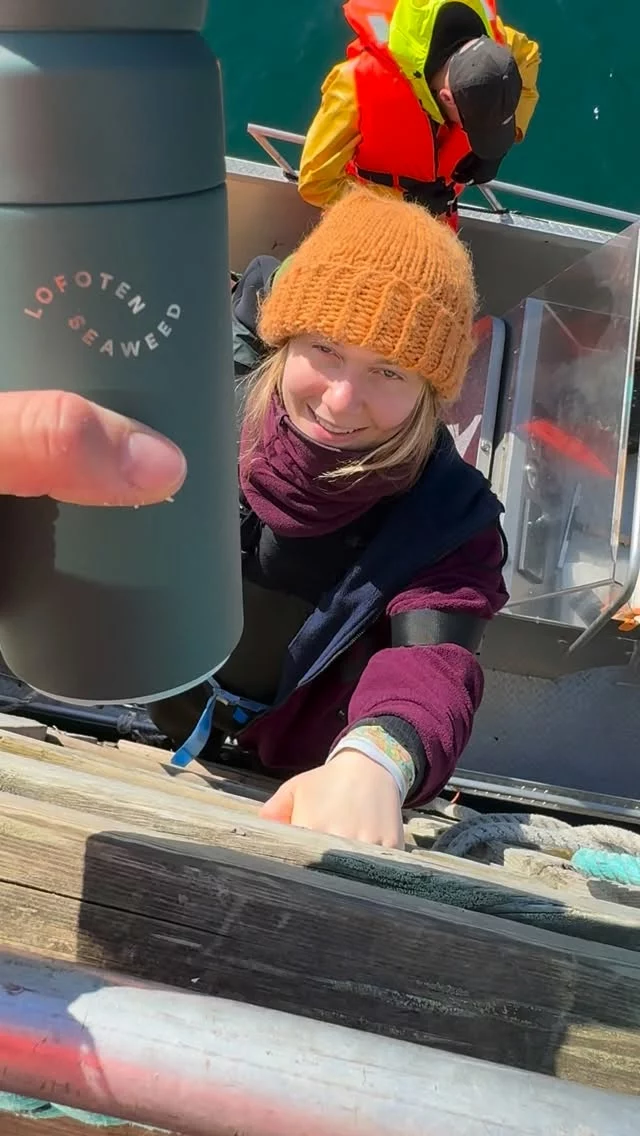 It’s a wrap! 
Before, during and after harvest, hydration is essential. When our team is at sea harvesting, fresh water is just as important as good gear and good teamwork. 

We are so happy to bring our new Ocean Bottles with us on board. Made from recycled marine waist, they are practical, beautiful and perfectly at home by the sea ♻️🌊

Want one for yourself? Stop by our shop in Napp 🙋🏼‍♀️

#lesstrash #oceanbottle #recycledmaterials #marinelitter #lofotenseaweed